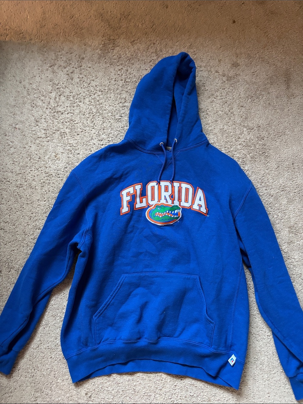 Florida Royal Blue Pullover Hoodie with Gators Logo